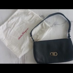 Salvatore Ferragamo black small purse